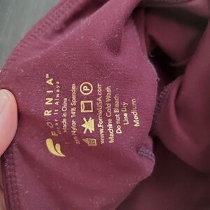 Burgundy Fornia Leggings